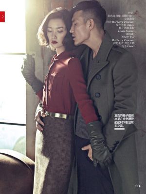 Du Juan and Zhang Guobin by Yin Chao for Vogue China 2013 editorial.jpg
